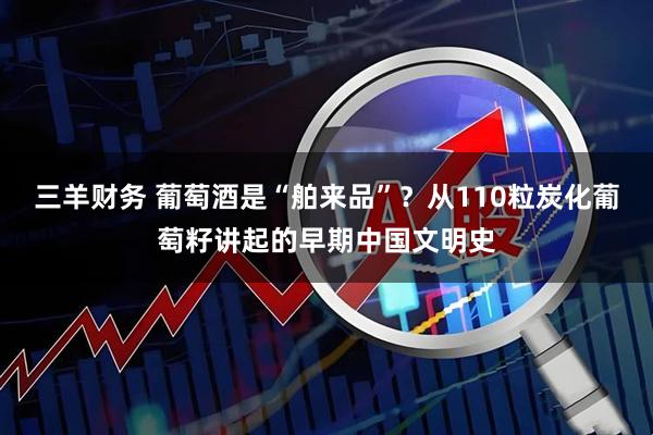 三羊财务 葡萄酒是“舶来品”？从110粒炭化葡萄籽讲起的早期中国文明史