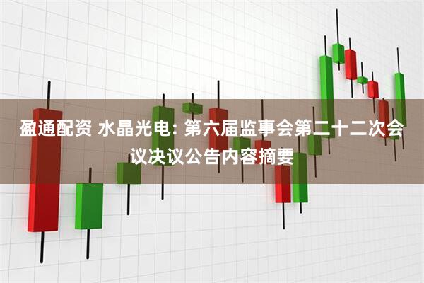 盈通配资 水晶光电: 第六届监事会第二十二次会议决议公告内容摘要