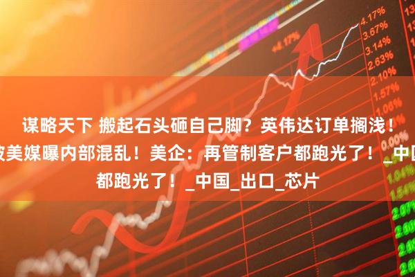 谋略天下 搬起石头砸自己脚？英伟达订单搁浅！美国商务部被美媒曝内部混乱！美企：再管制客户都跑光了！_中国_出口_芯片